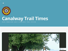 Tablet Screenshot of canalwaytrailtimes.org